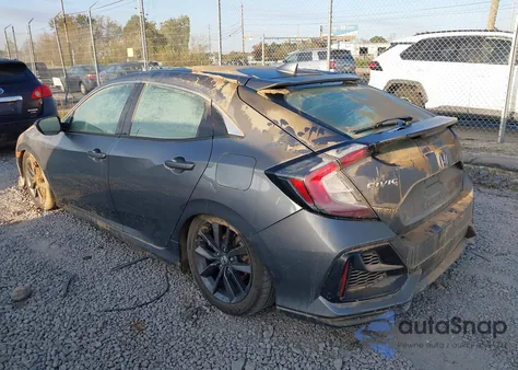 2020 Honda Civic Ex из США, поврежденный, VIN SHHFK7H61LU224226